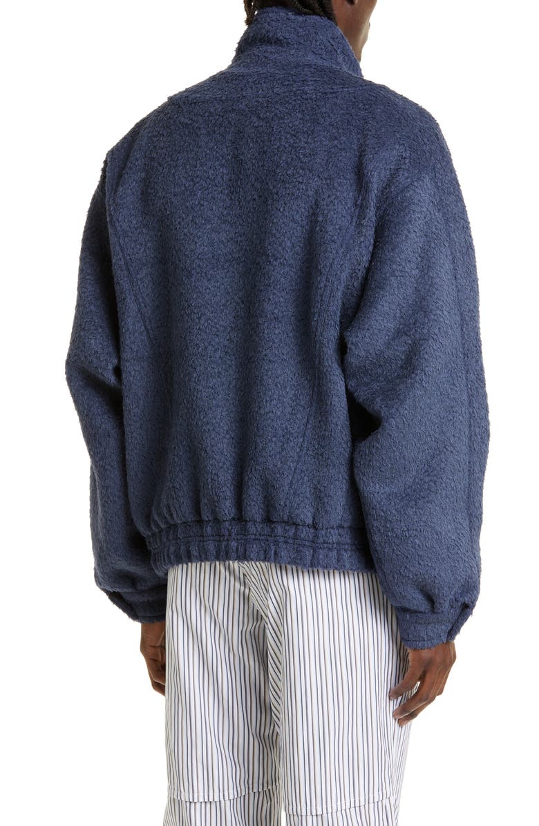 KIKO KOSTADINOV Maersk Asymmetric Alpaca & Wool Blend Bomber Jacket, Alternate, color, 