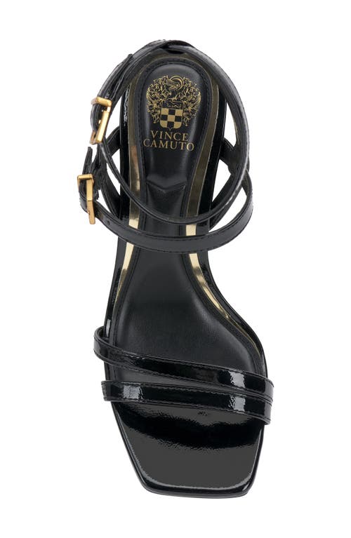 Vince Camuto Hania Ankle Strap Sandal In Black