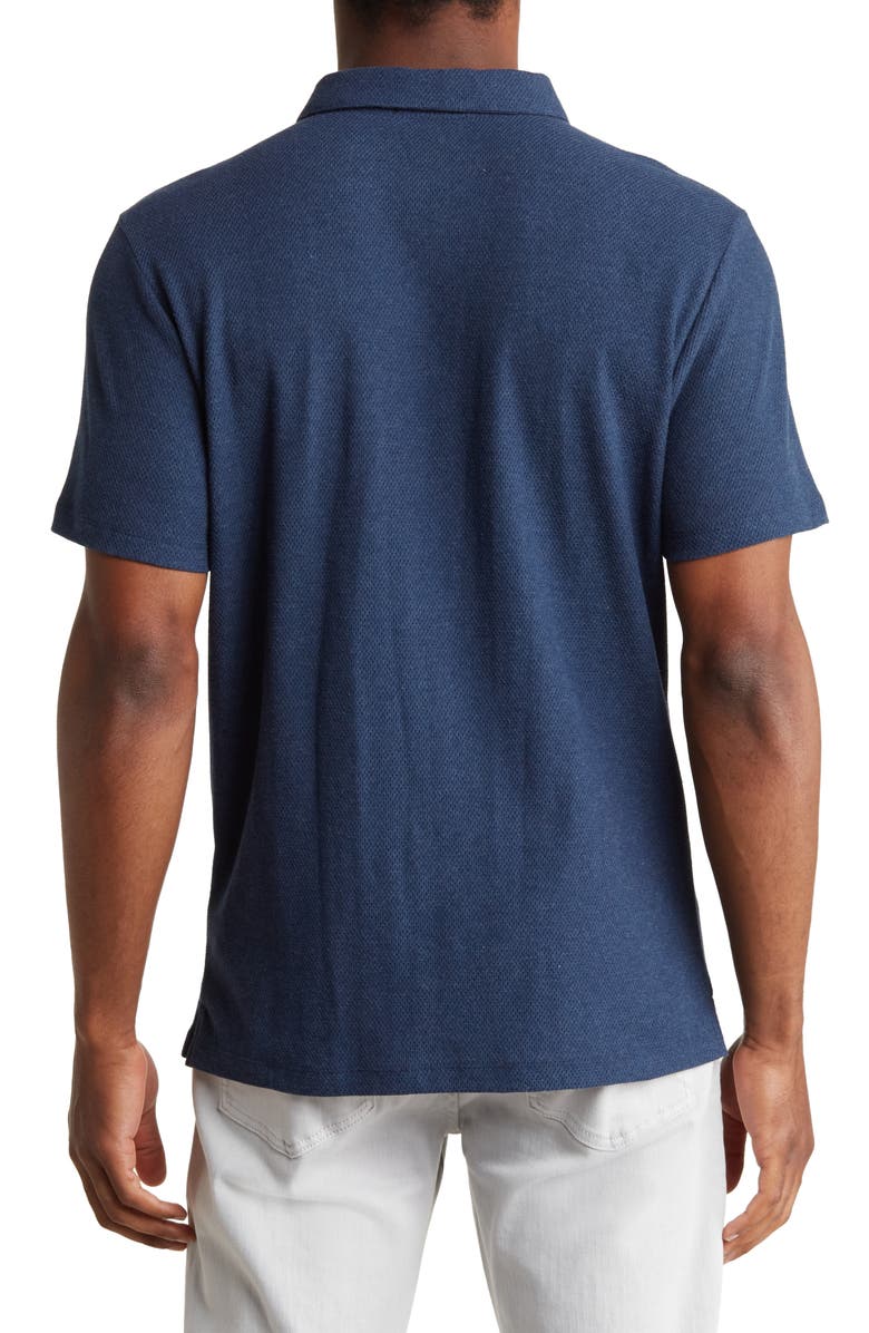 Robert Barakett Maywood Short Sleeve Polo, Alternate, color, Navy