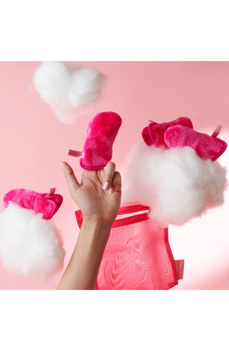 The Original MakeUp Eraser 4-Count Eye MITTs with Laundry Bag, Alternate, color, Pink