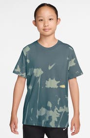 Nike Kids' Sportswear Splatter Print Cotton T-Shirt
