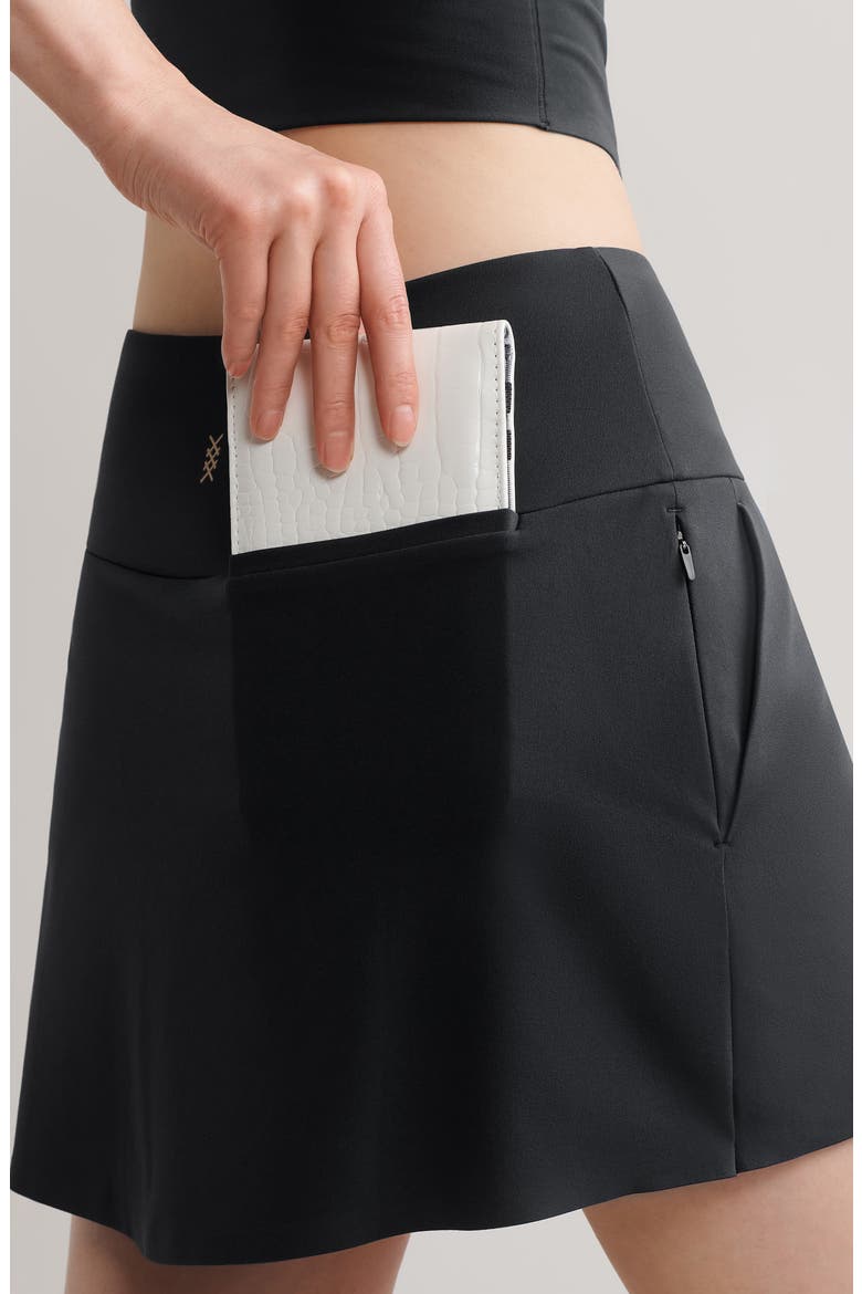 Course to Court 14-Inch Sport Skort, Alternate, color, BLACK