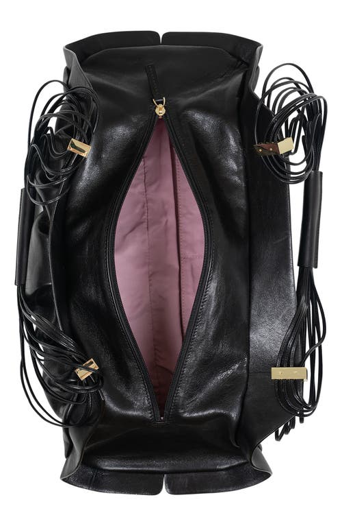 Jeffrey Campbell Mothership Leather Handbag In Black