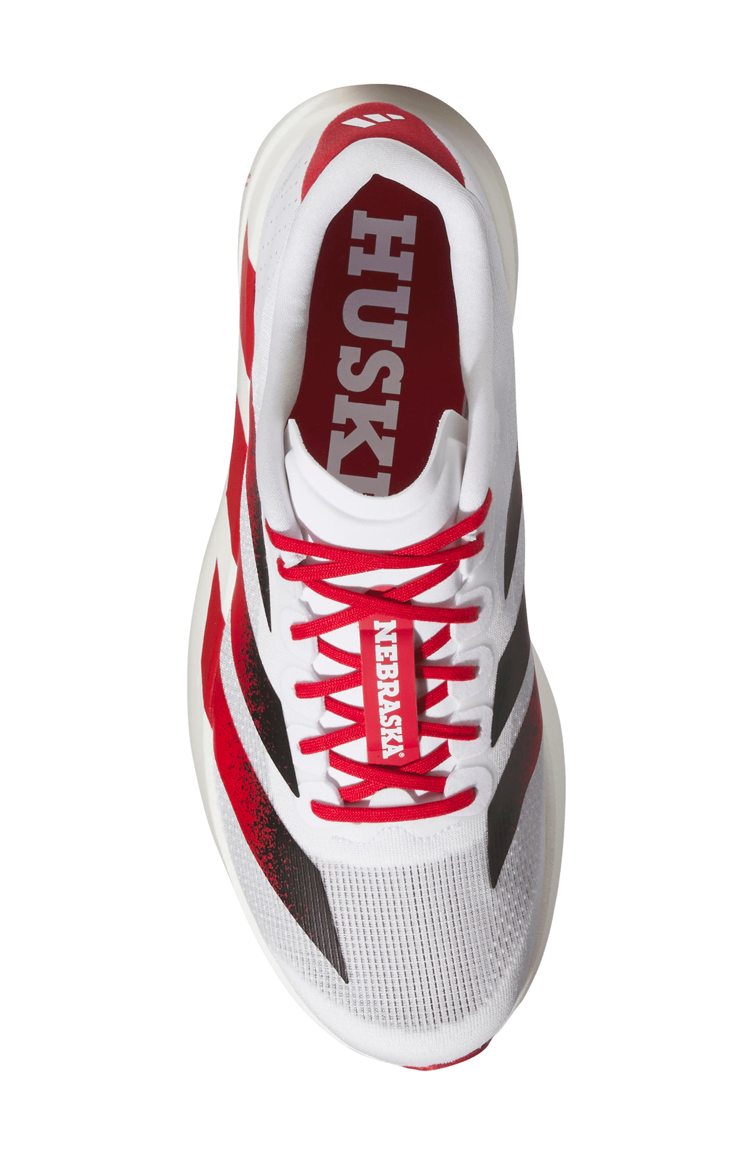 Adizero Evo SL Running Shoe, Alternate, color, WHITE