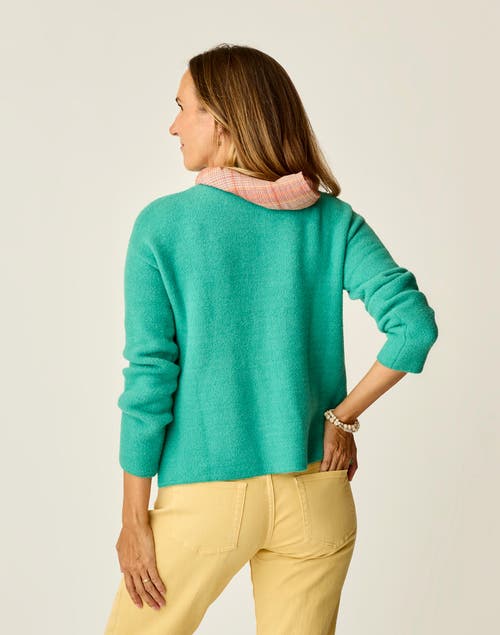Carve Designs Olivia Plush Sweater In Green