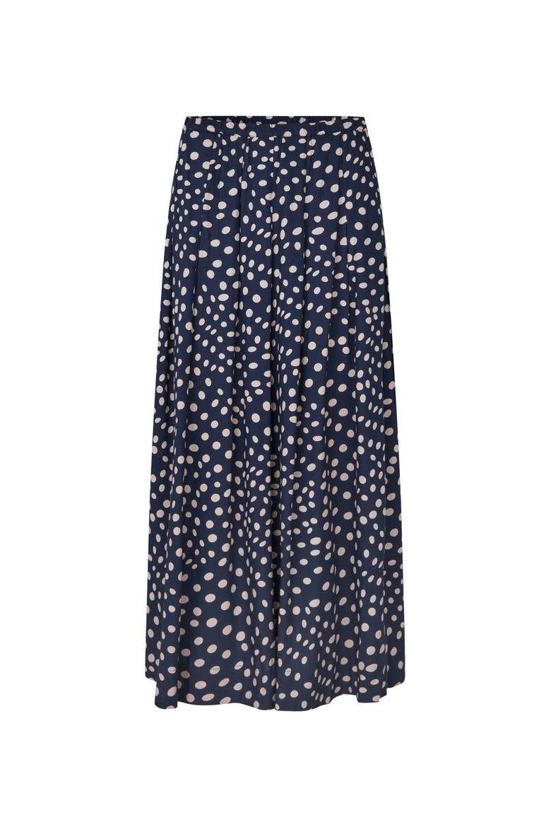 MaSiffan Polka Dot Skirt, Alternate, color, Navy Blazer