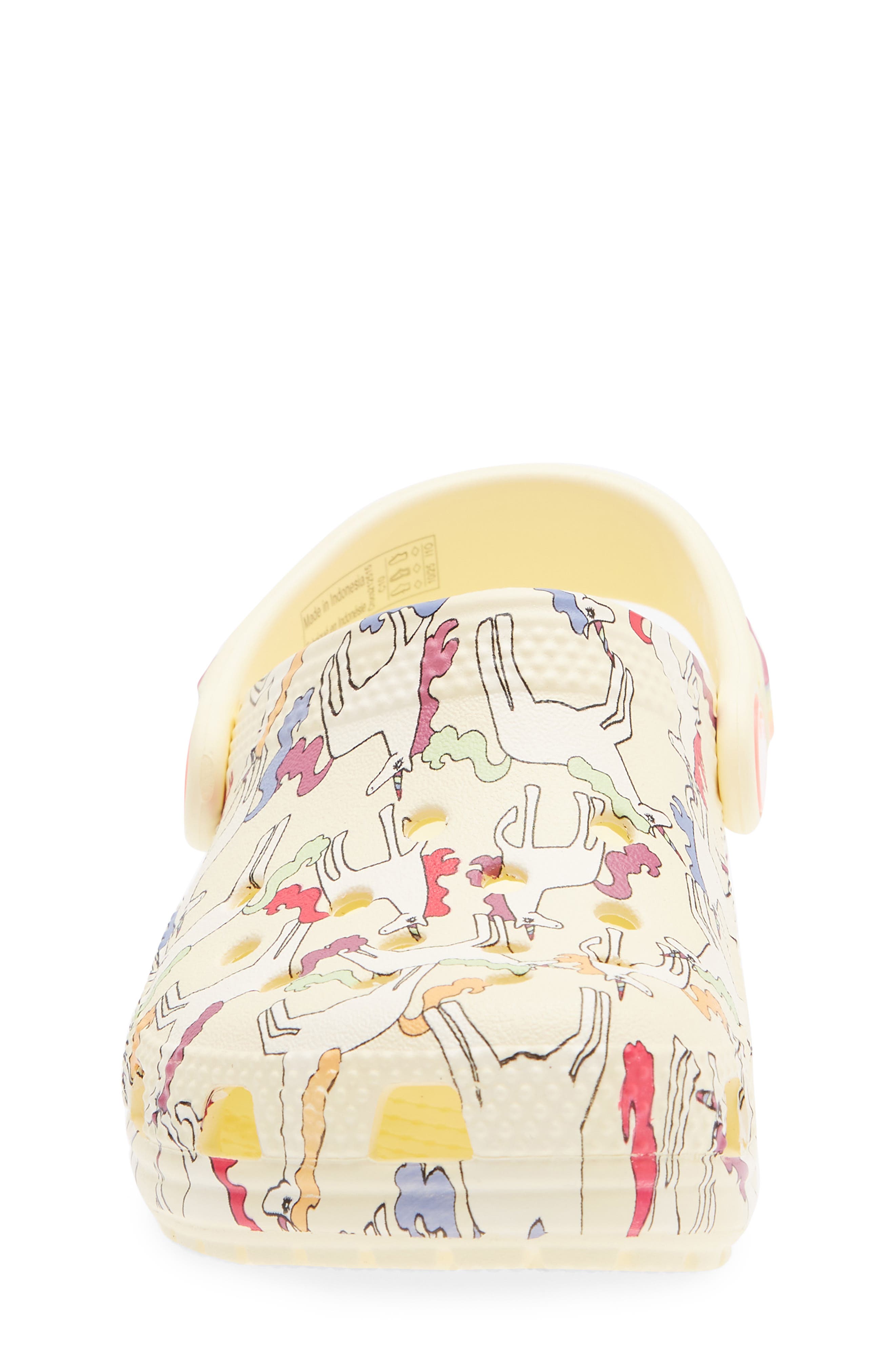 Kids' Classic Unicorn Clog, Alternate, color, YELLOW LIGHT