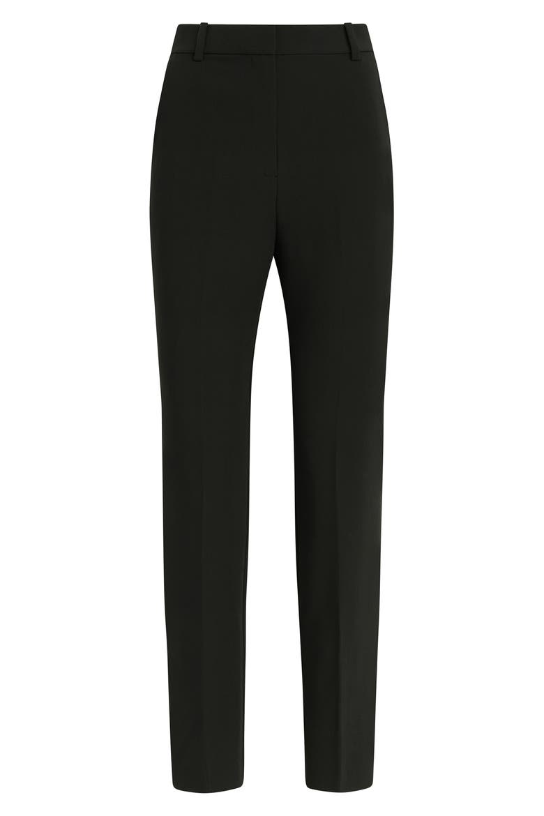 The Favorite High Waist Ankle Cigarette Pants, Alternate, color, BLACK