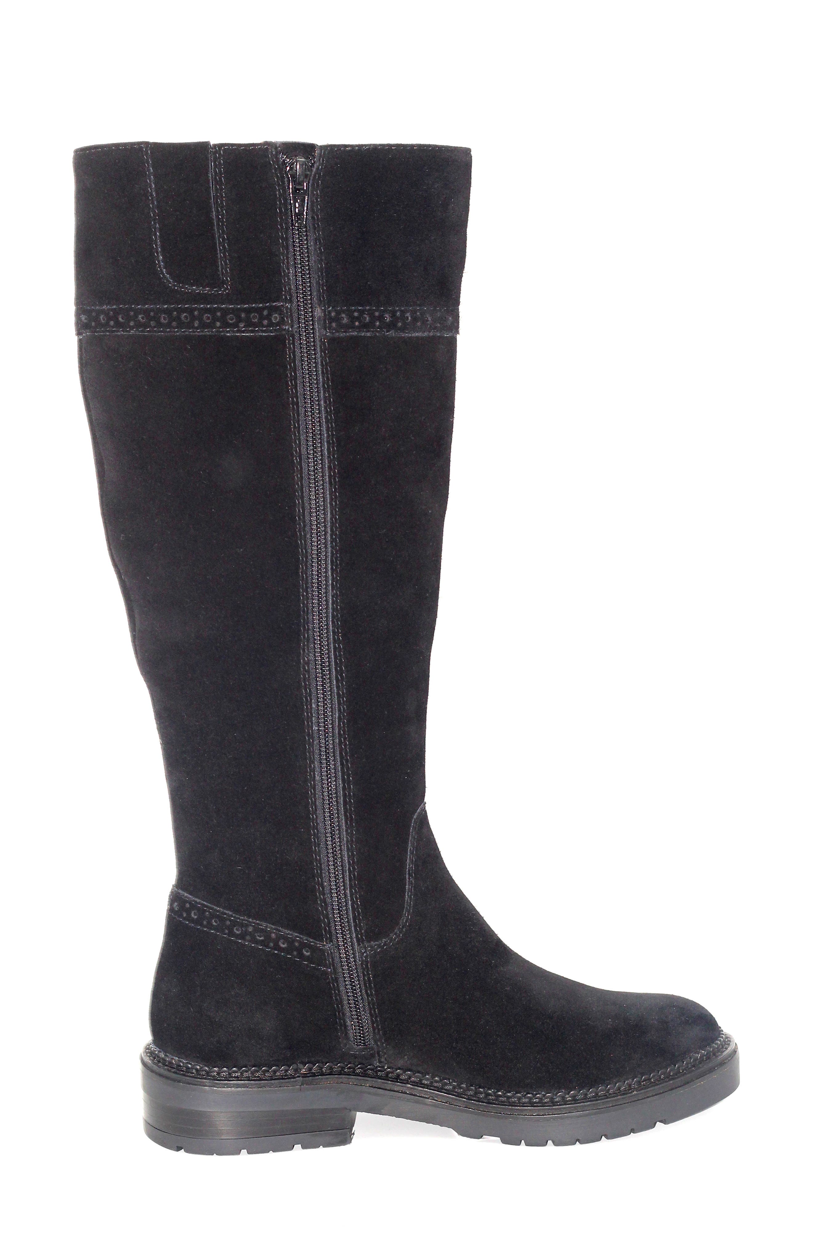 Gentle Souls Wheron Knee High Boot, Main, color, Black Suede