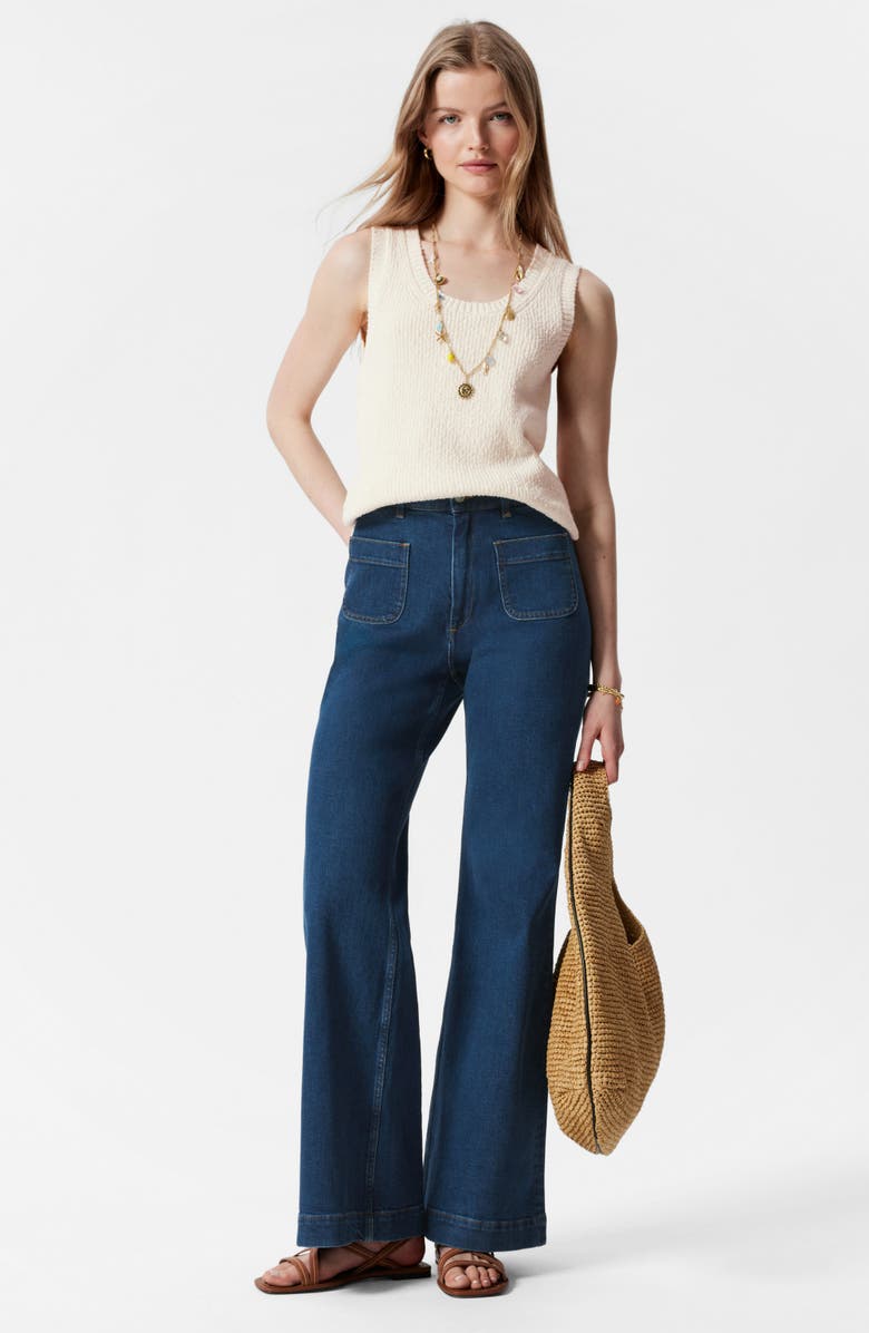 & Other Stories Wide Leg Pants, Alternate, color, Blue