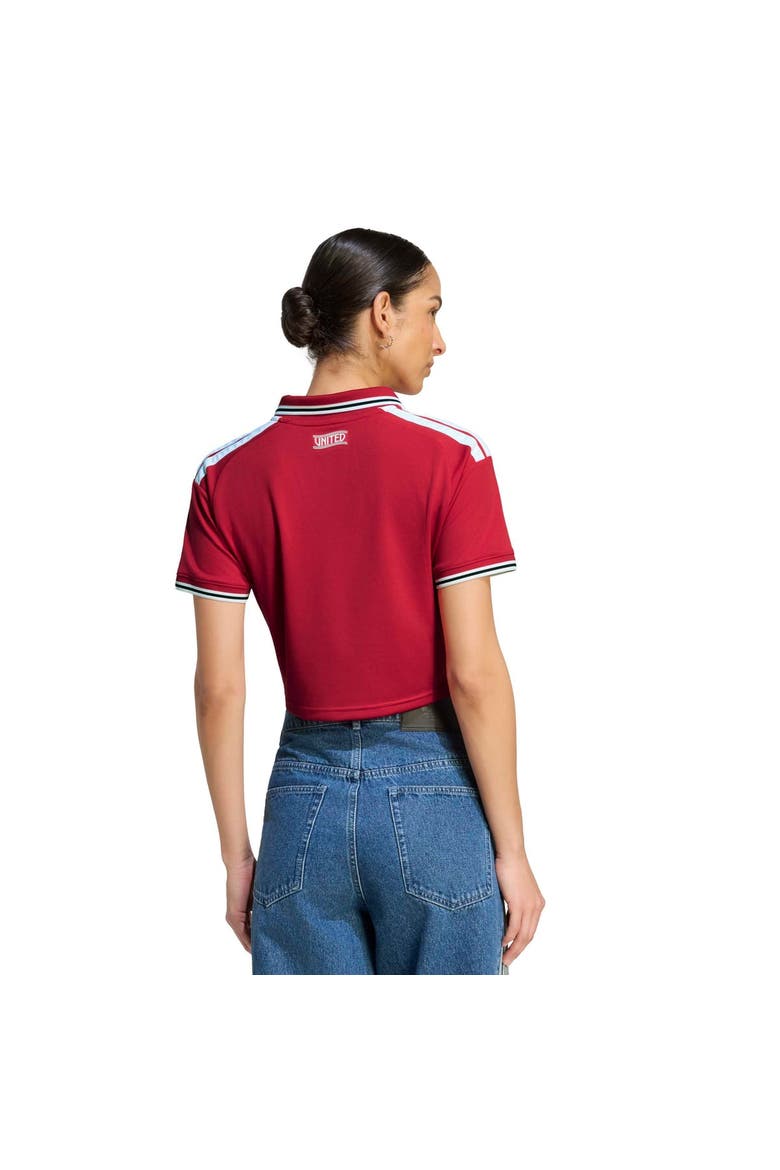Women's adidas Red Manchester United 2026/27 Home Cropped Replica Jersey, Alternate, color, Red