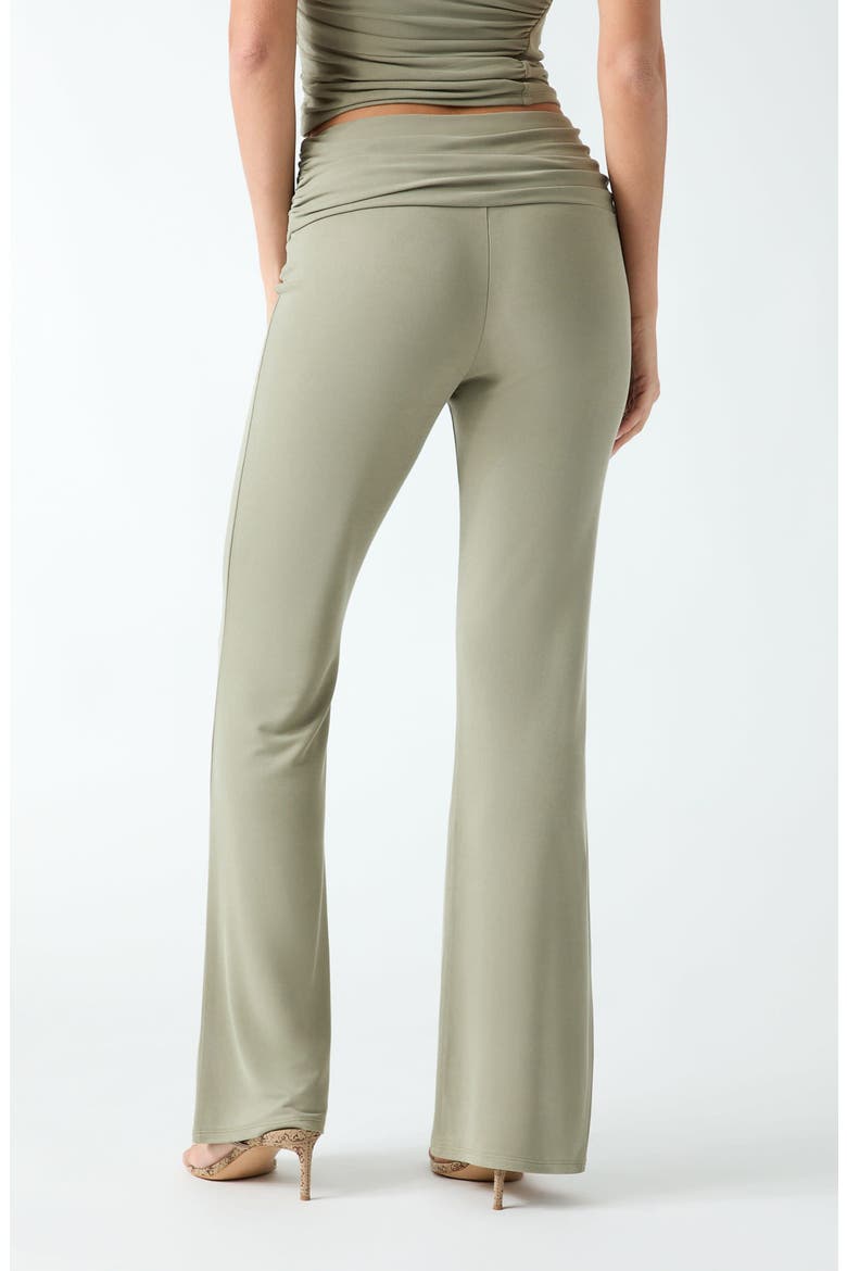 Iliana Ruched Waist Pants, Alternate, color, GREEN