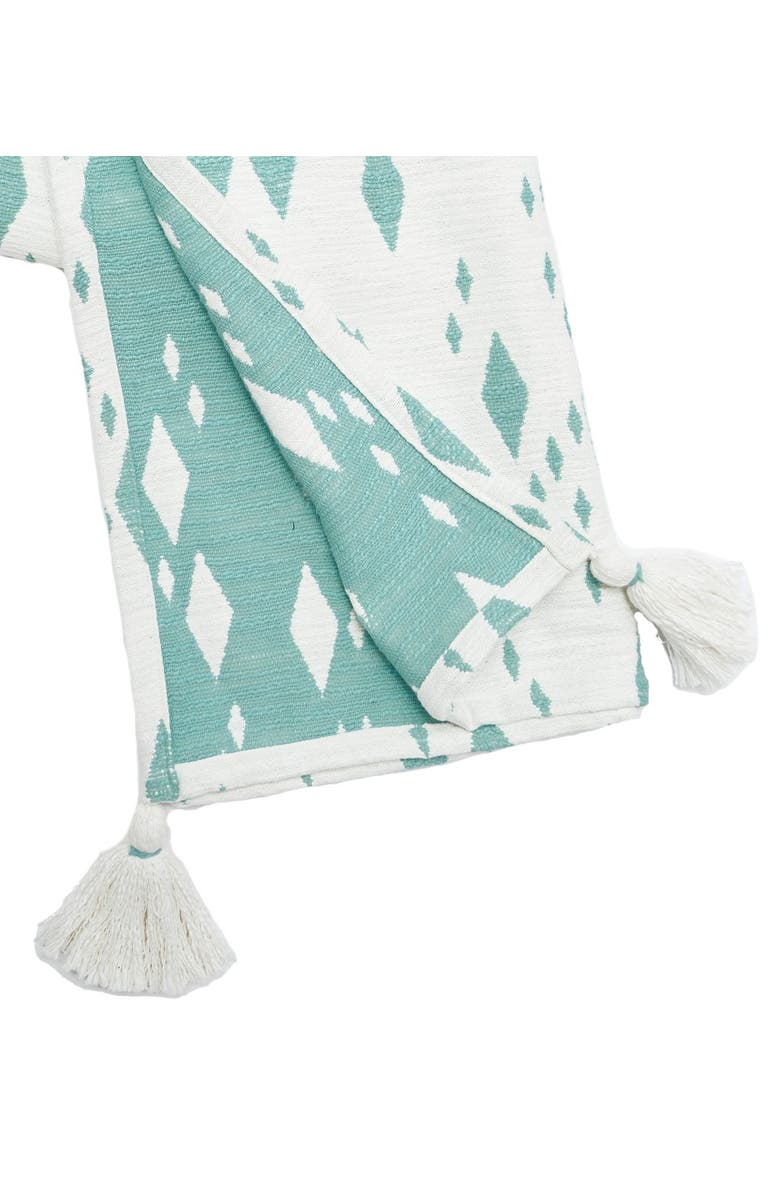 carol & frank Granby Surf Woven Super Soft Cozy Accent Accent Throw Blanket, Alternate, color, Green