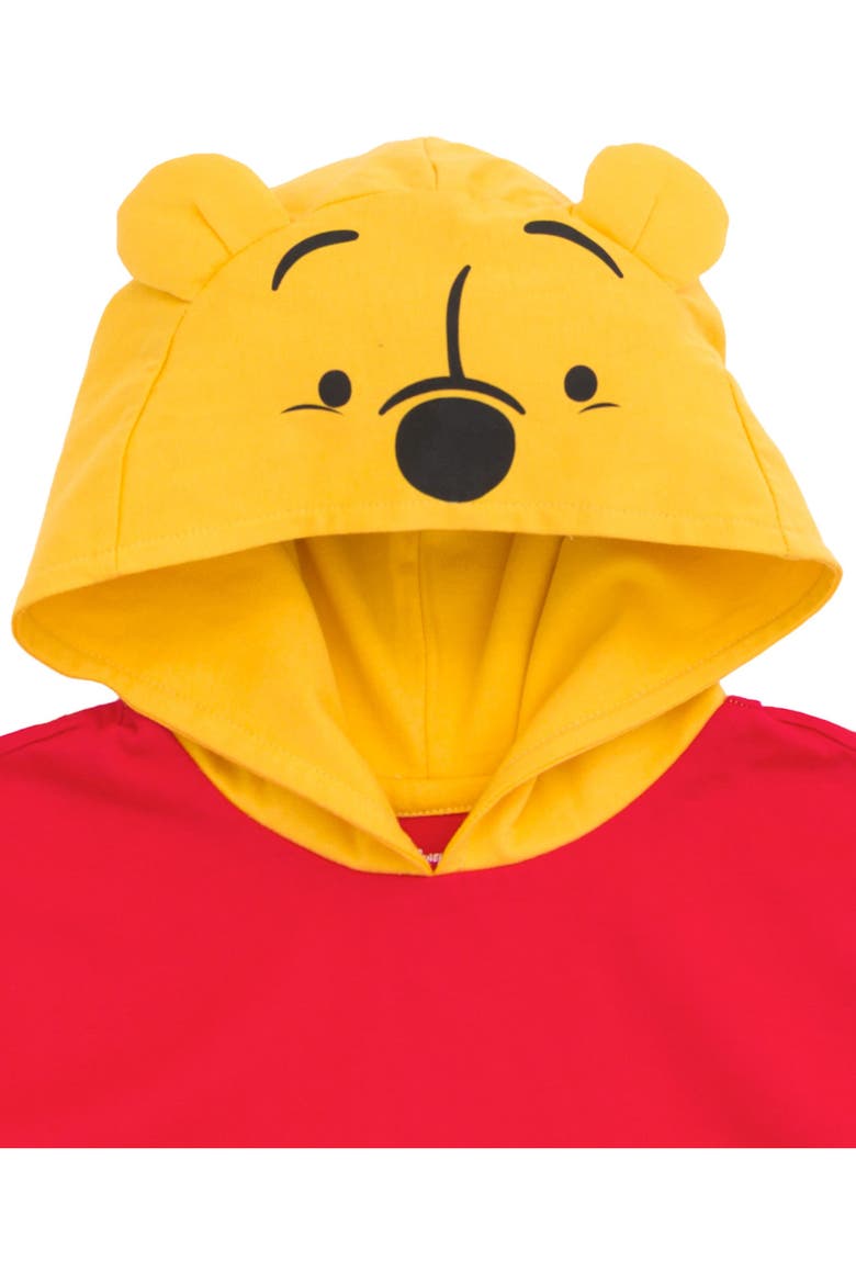 Winnie the Pooh Short Sleeve Hooded T-Shirt, Alternate, color, Winnie Pooh Gold