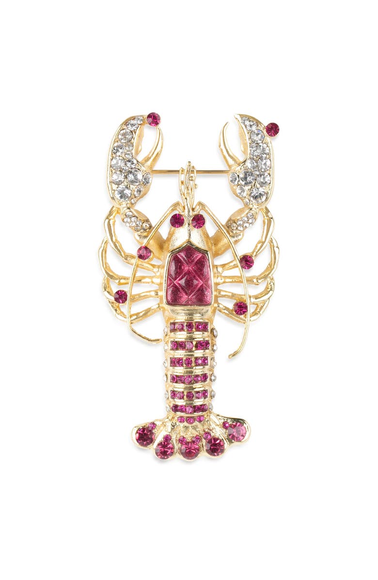 Bill Skinner Studio Lobster Brooch, Main, color, Lobster