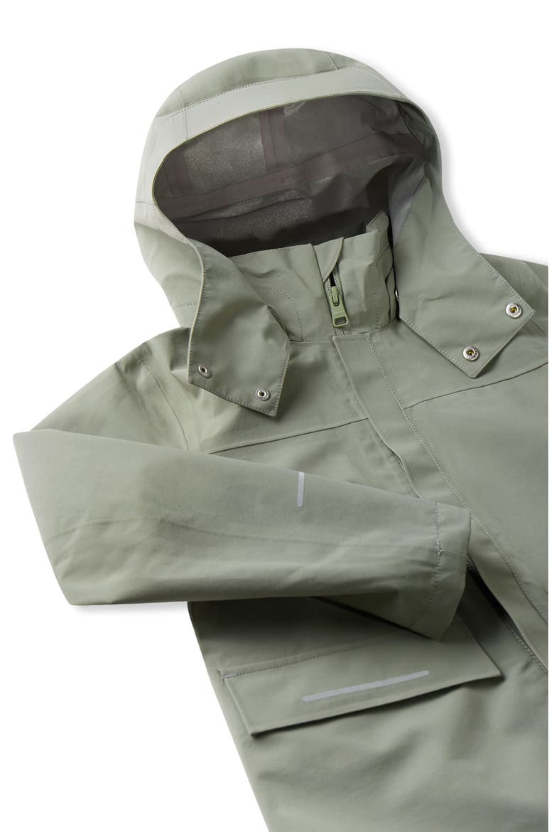 Kids' Voyager Reimatec Waterproof Rain Jacket, Alternate, color, GREYISH GREEN