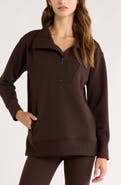 Zella Kickback Ottoman Half Zip Tunic