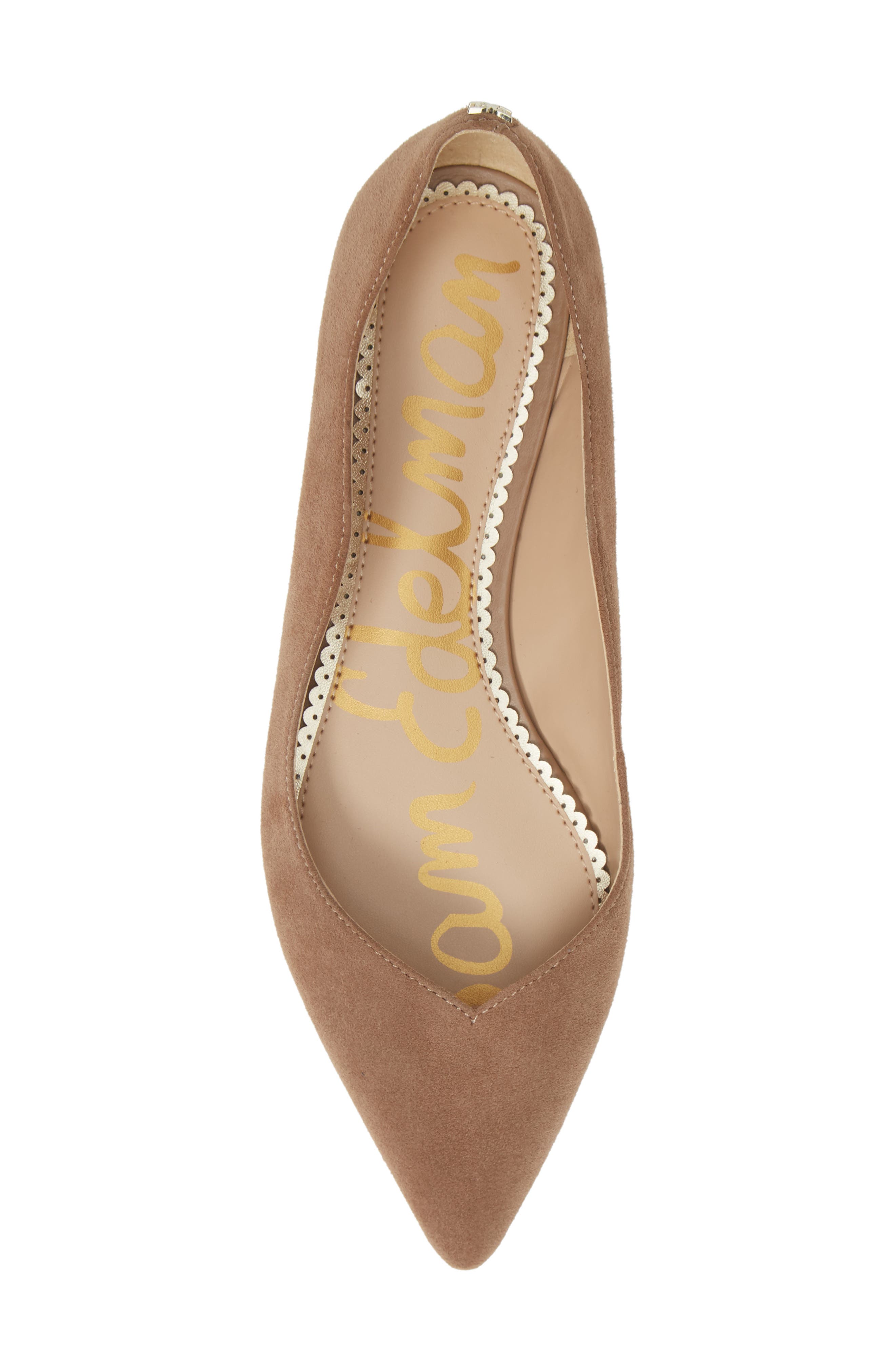 Riza Flat, Alternate, color, PRALINE SUEDE