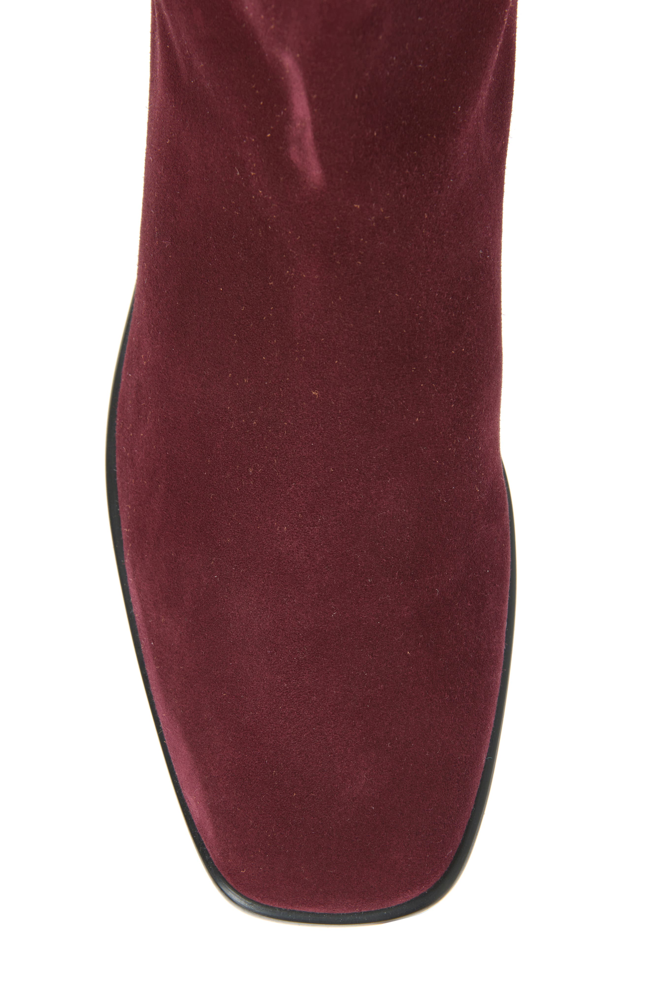 City 45 Block Heel Bootie, Alternate, color, CABERNET