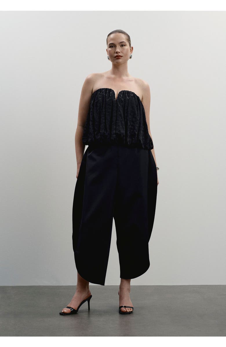 11 Honoré Crescent Moon Split-Leg Pant, Alternate, color, Black Beauty