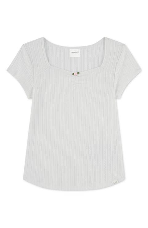 Kids' Pointelle Top