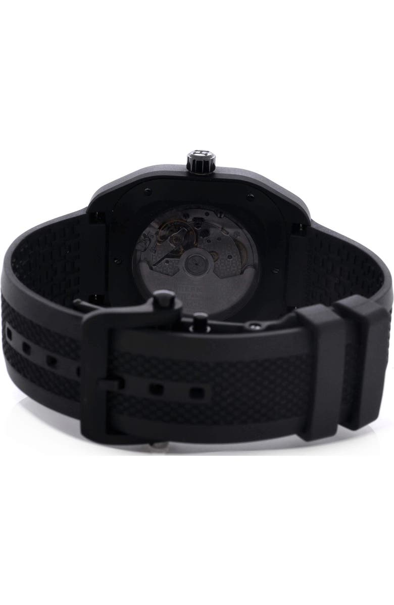 Pre-Owned Hermes H08 Automatic Watch Titanium and Rubber 39, Alternate, color, Black