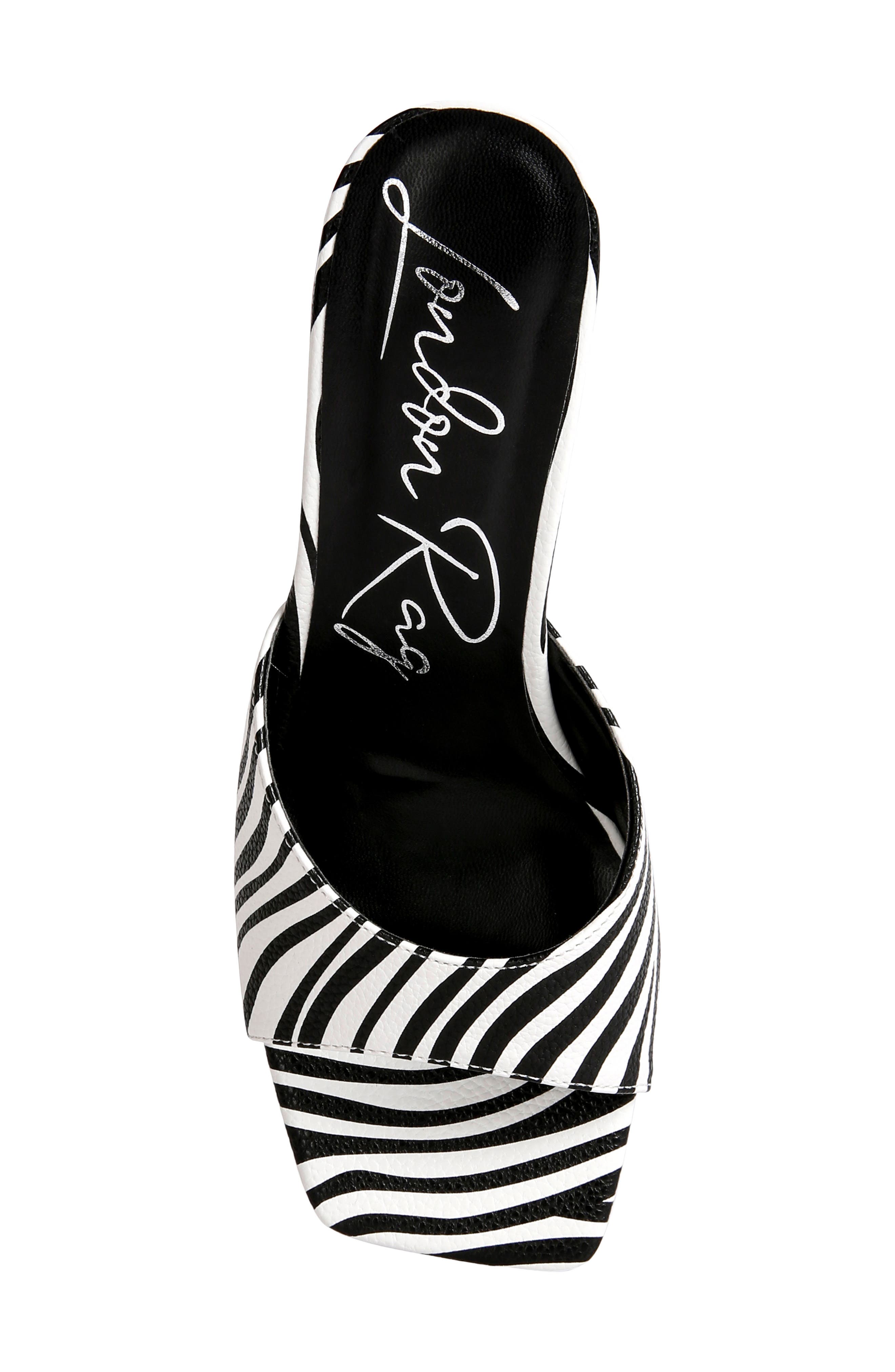 LONDON RAG Roblux Square Toe Sandal, Alternate, color, Black