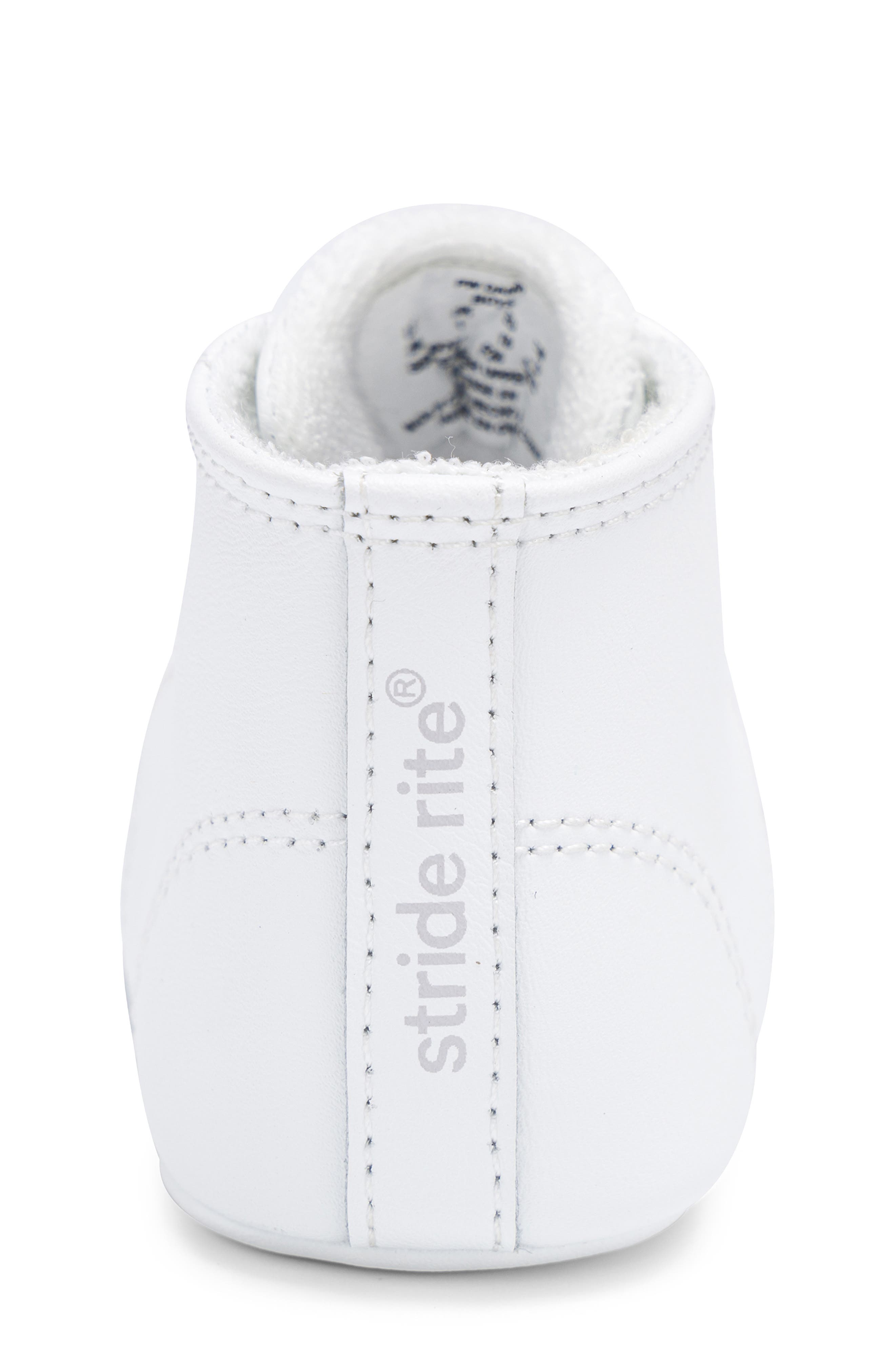 Kids' Dandy Leather Bootie, Alternate, color, WHITE