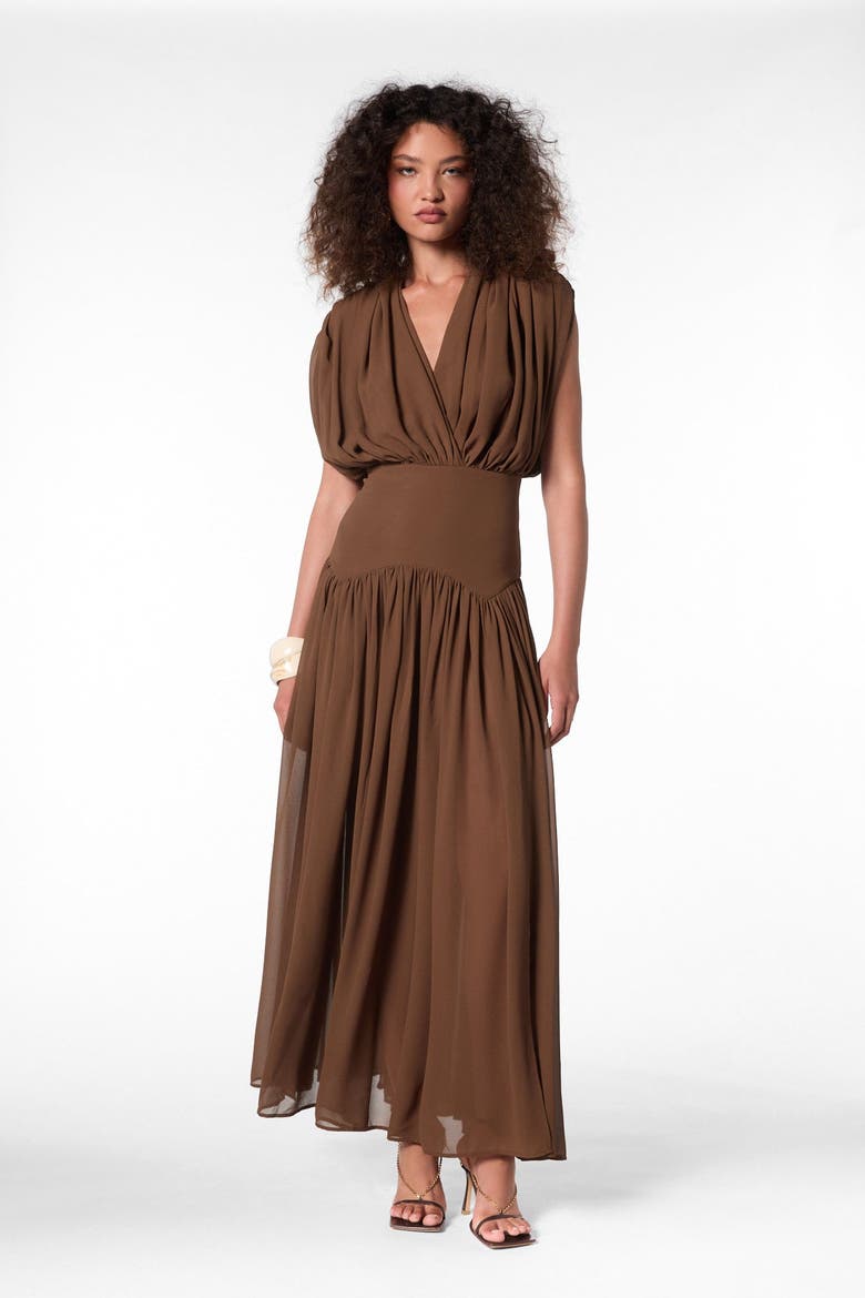 Giana Dress, Alternate, color, Mocha