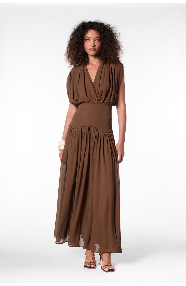 NICHOLAS Giana Dress, Alternate, color, Mocha