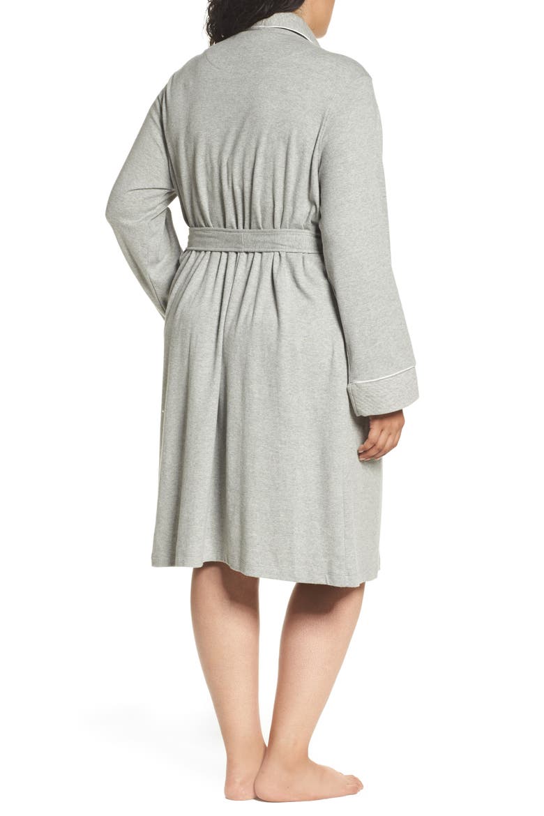 Shawl Collar Robe, Alternate, color, HEATHER GREY