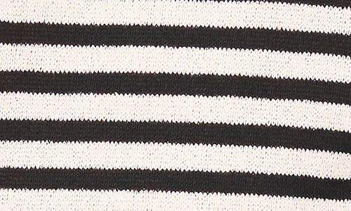 Vince Camuto Stripe Knit T-shirt In New Ivory