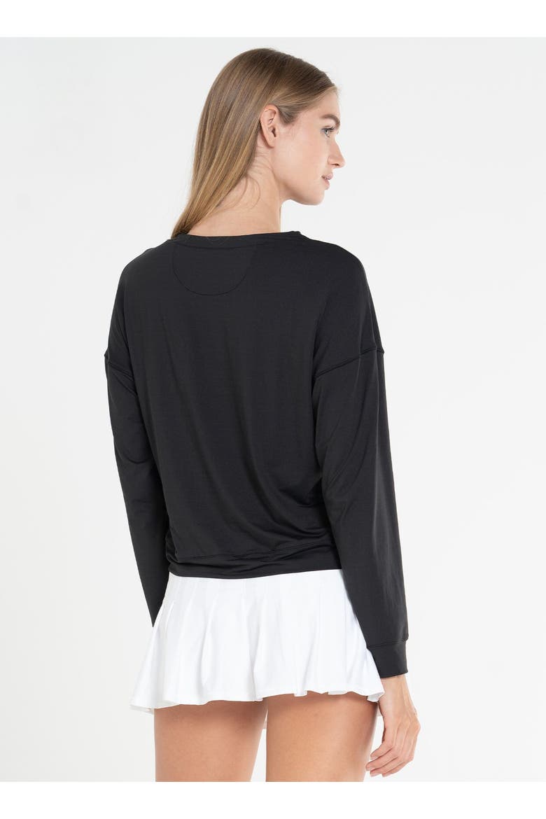 Hype Long Sleeve Top, Alternate, color, Black