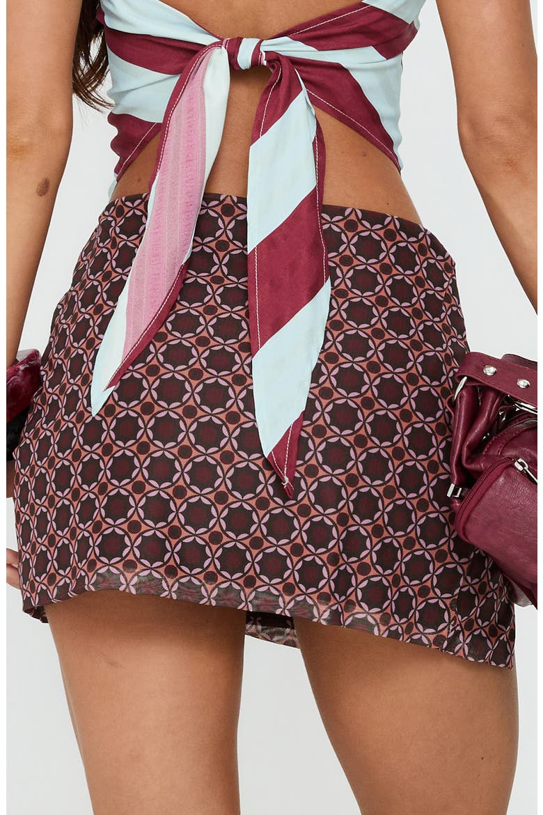 Aztro Micro Miniskirt, Alternate, color, GROOVY MULTI