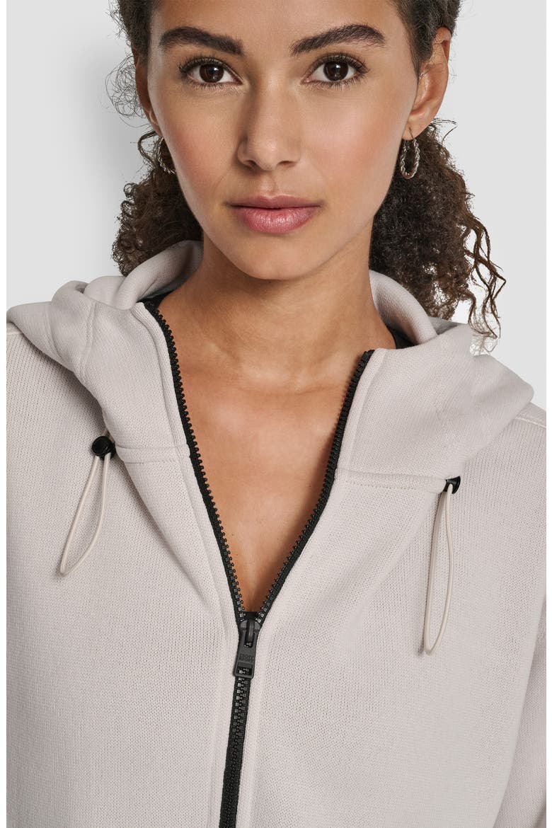 Logo Patch Full Zip Hoodie, Alternate, color, OAT