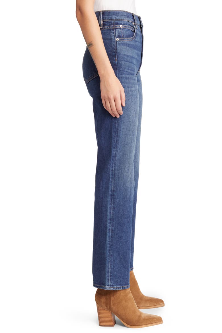 London High Waist Straight Leg Jeans, Alternate, color, SEATTLE