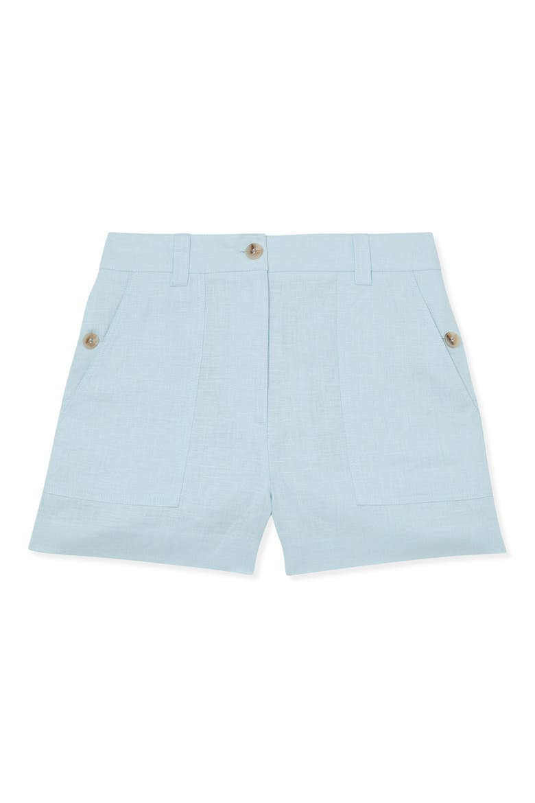 Ashby Linen Shorts, Alternate, color, LIGHT BLUE
