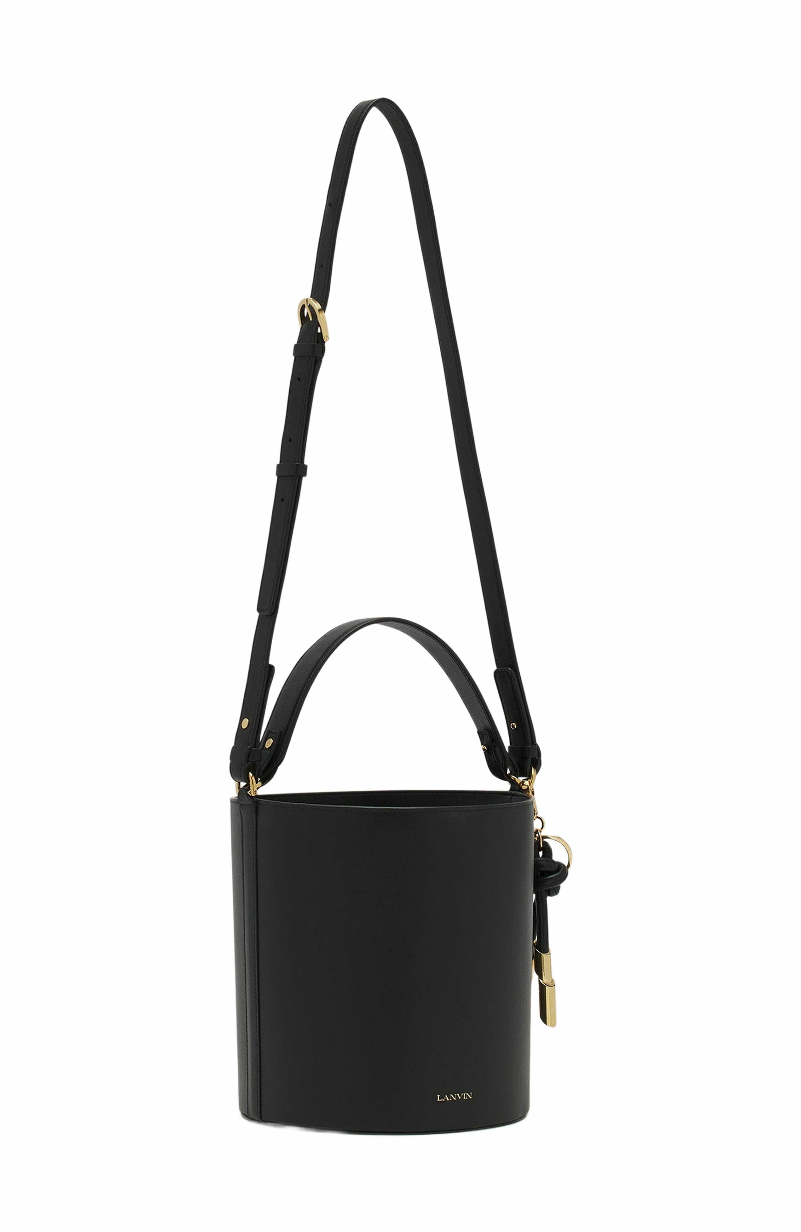 Lanvin Séquence Leather Bucket Bag, Alternate, color, 