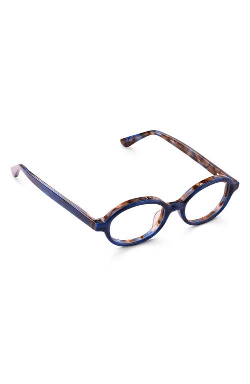 Eyebobs Look Out 54mm Oval Reading Glasses In Blue Jay Layered