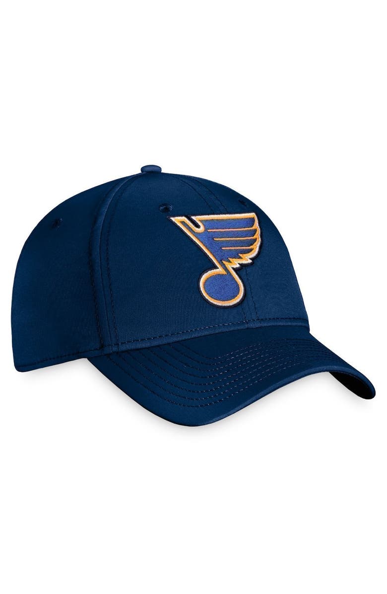 FANATICS Men's Fanatics Branded Navy St. Louis Blues Core Primary Logo Flex Hat, Alternate, color, 