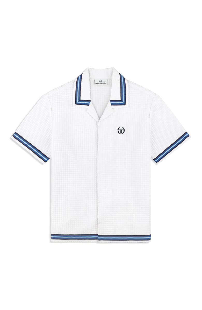Sergio Tacchini Chiaro Cabana Shirt, Alternate, color, Brilliant White