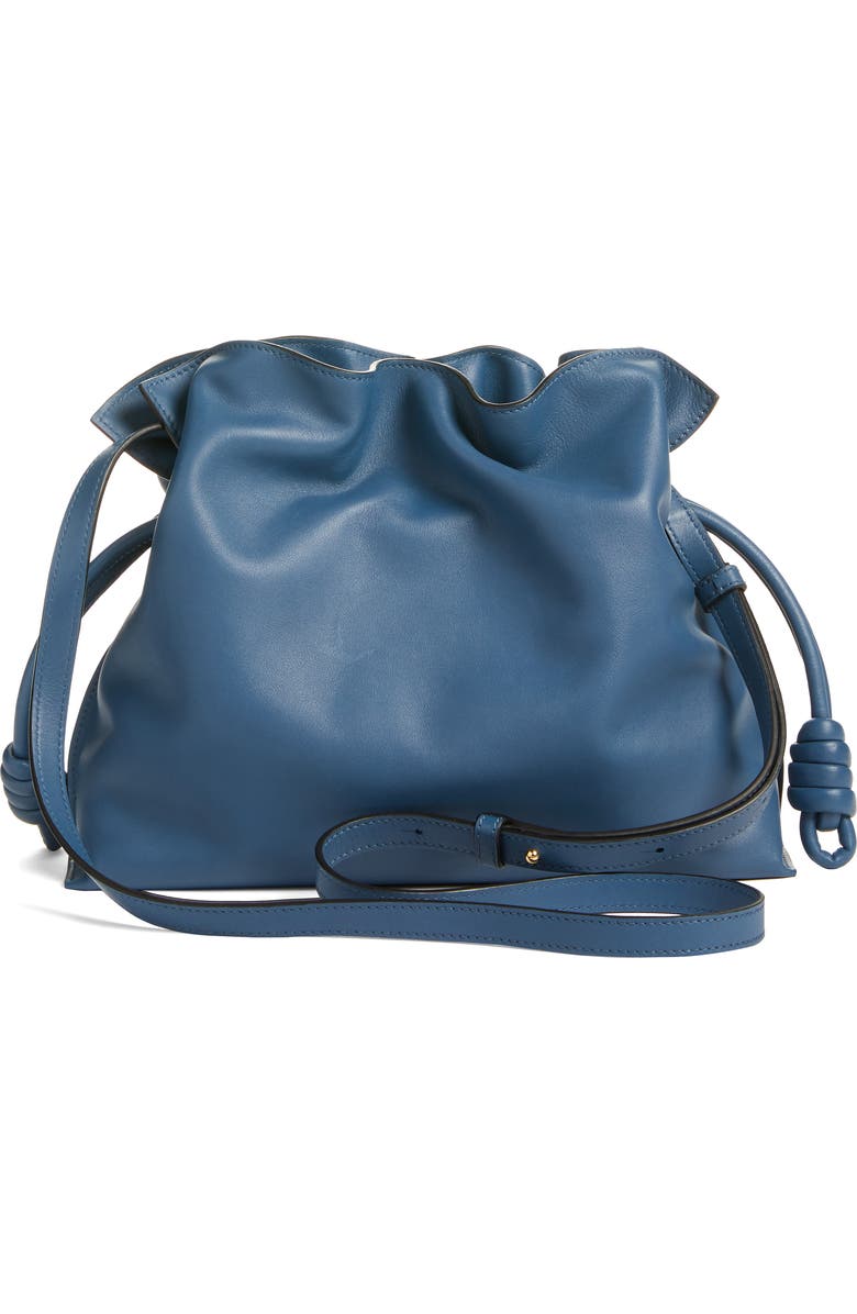 Loewe Flamenco Knot Leather Clutch, Alternate, color,