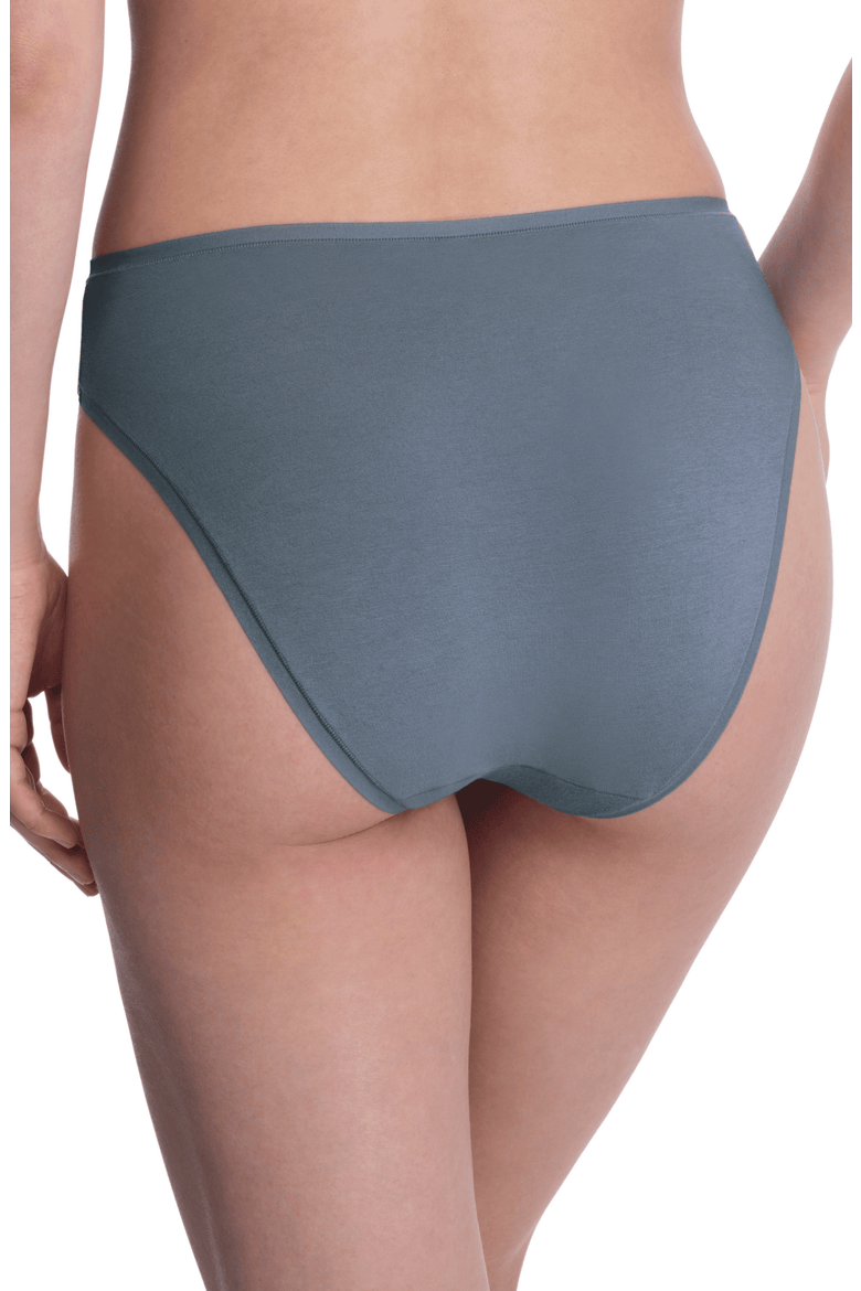 Bliss Bare Cotton High Cut Brief, Alternate, color, Country Blue