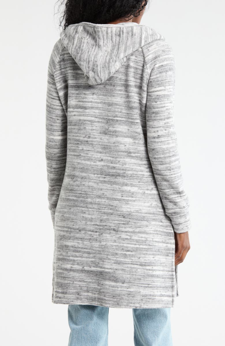 GO COUTURE Hooded Sweater Cardigan, Alternate, color, Moonstruck