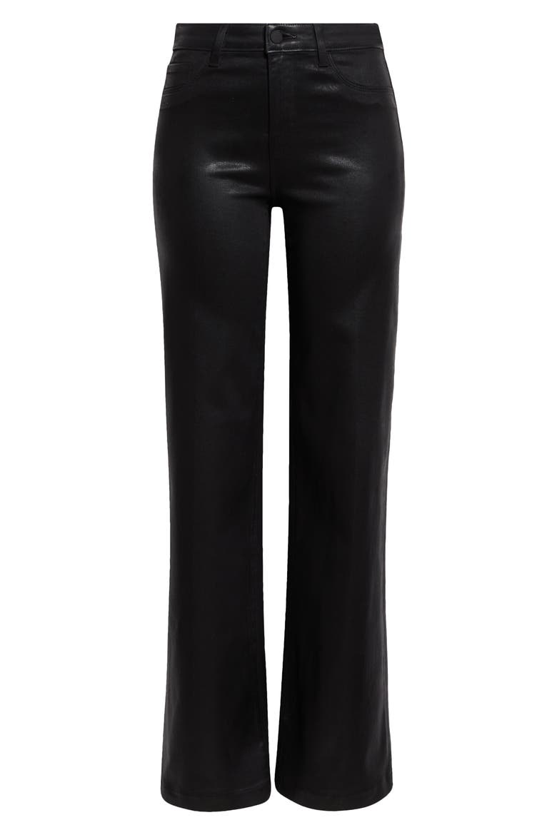 Clayton High Waist Wide Leg Pants, Alternate, color, NOIR COATE