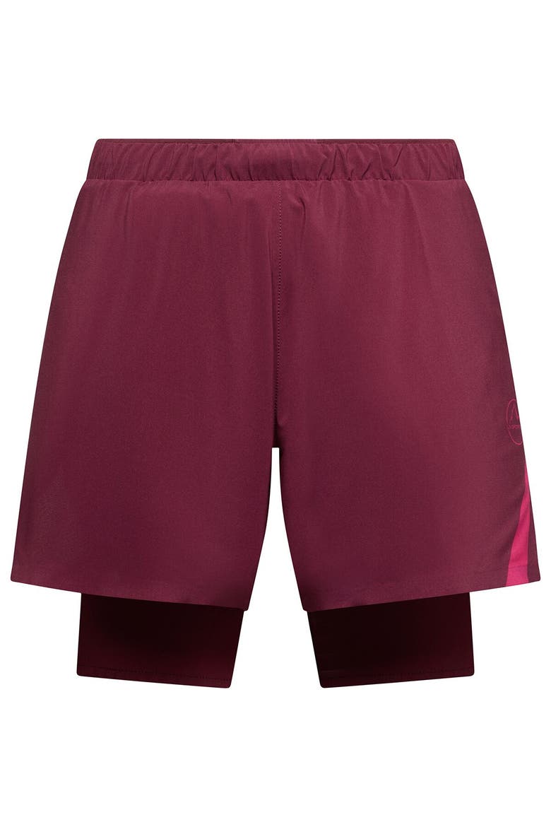 Flow 5In Short - Women's, Alternate, color, Redwood/Azalea