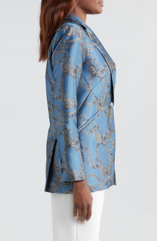 L'agence Sheila Structured Satin Blazer