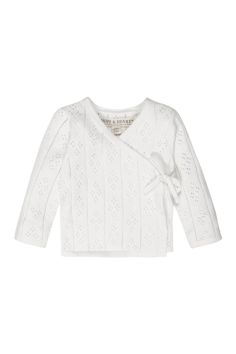Baby Organic Pointelle Sweater and Legging Set, Infant, Alternate, color, Soft White Pointelle