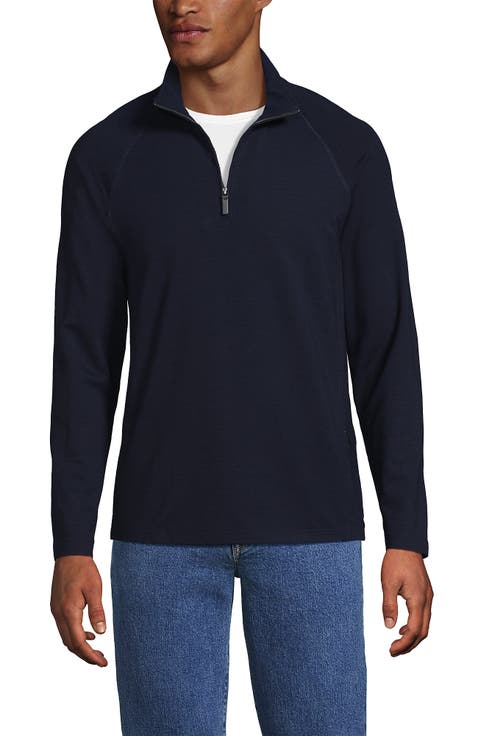 Long Sleeve Raglan Hybrid Quarter Zip