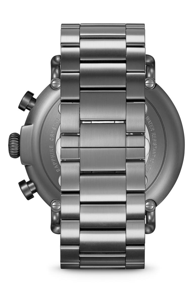 Shinola 'The Runwell Chrono' Bracelet Watch, 47mm, Alternate, color, 